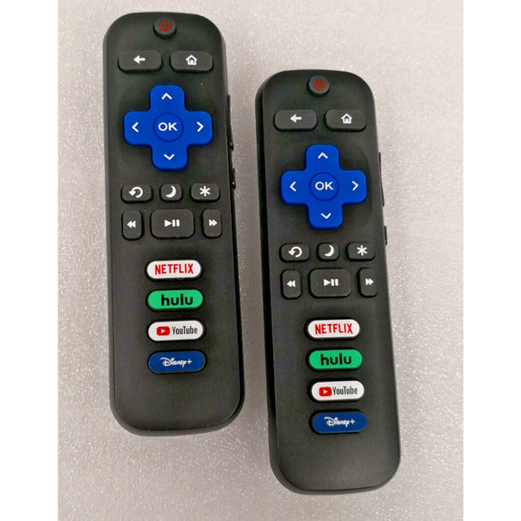 Pack of 2 RC280 Replacement Remote Control Only for Roku Series TV TCL Hisense - Picture 1 of 8